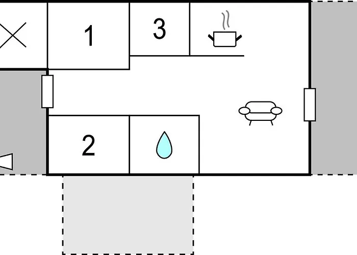 Three-bedroom In Feriehus